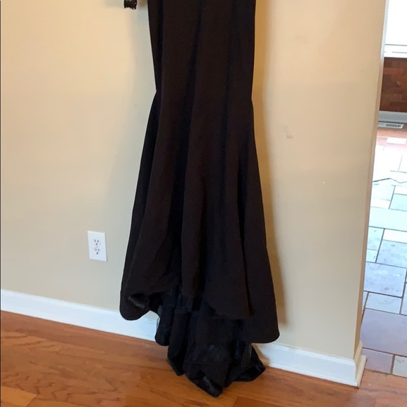 Black Prom Gown/Dress Size 8 - Picture 6 of 8